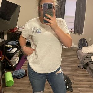 White Aéropostale Peace shirt!